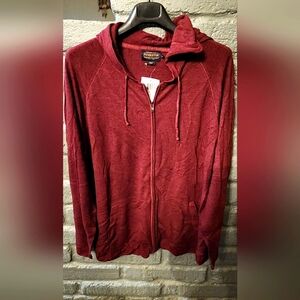 Pendleton Men's Burgundy Zip-Up Sweater NWT, Men's XXL